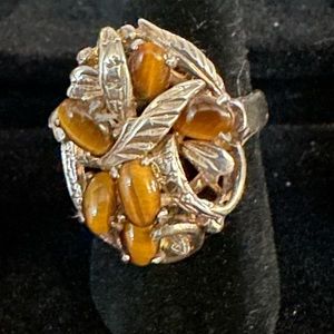 .925 Tigers Eye women’s Ring